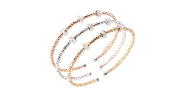 bracciale tubogas linea Cuori e Fiori