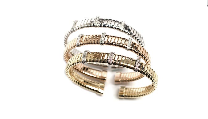 bracciale tubogas incroci e linee, tubogas jewels